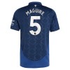 Maillot de Supporter Manchester United Maguire 5 Extérieur 2024-25 Pour Homme